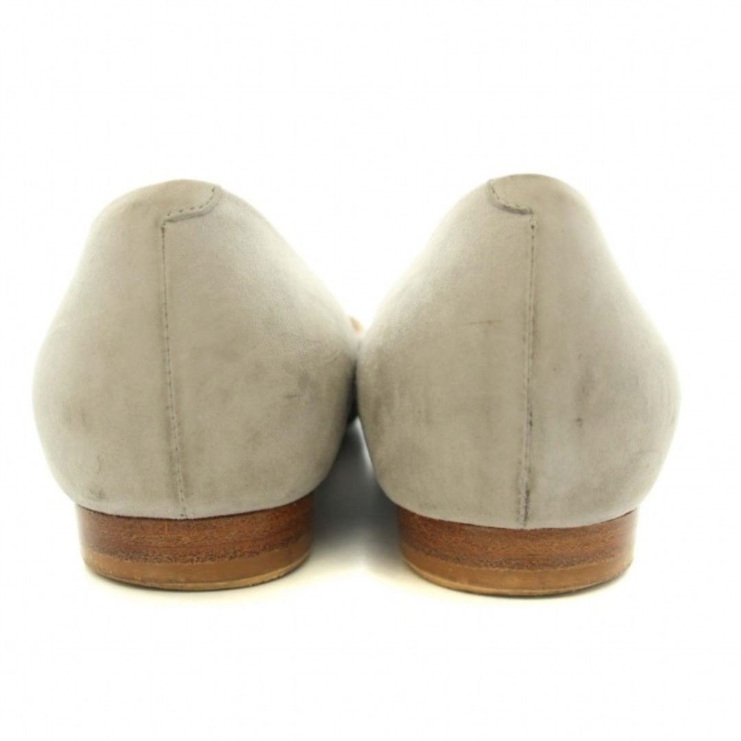 PELLICO(ペリーコ)のペリーコ パンプス ポインテッドトゥ ローヒール 35.5 22.5cm グレー レディースの靴/シューズ(ハイヒール/パンプス)の商品写真