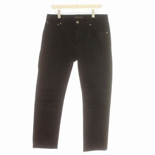 ヌーディジーンズ(Nudie Jeans)のnudie jeans THIN FINN BLACK パンツ 34 黒(スラックス)