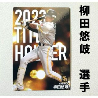 福岡ソフトバンクホークス - 福岡ソフトバンクホークス 柳田悠岐 プロ野球チップス2024 タイトルホルダー