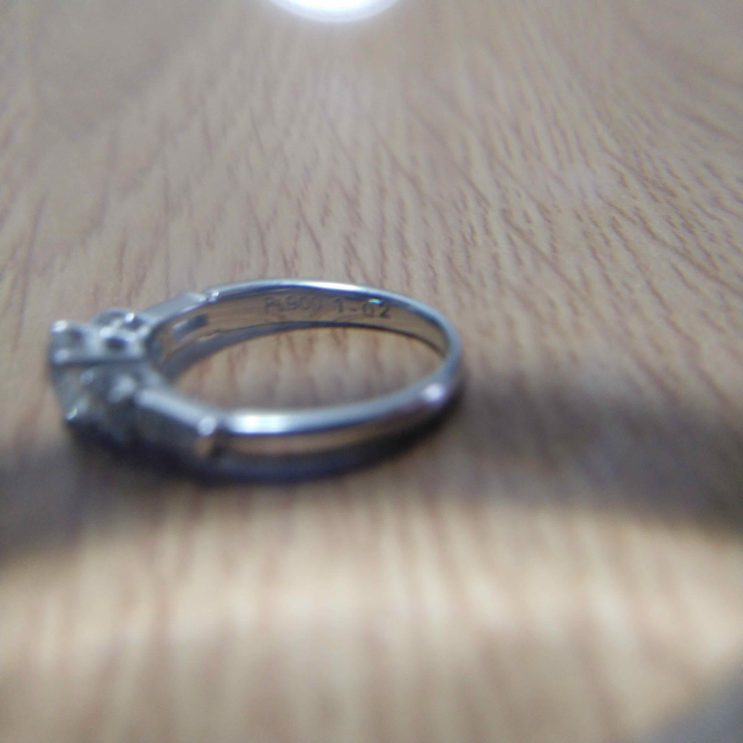 プラチナダイヤモンドリング　　　　　　✨1.02ct   極美品✨お値下げ レディースのアクセサリー(リング(指輪))の商品写真