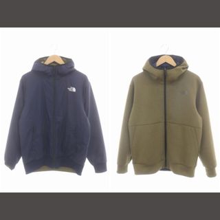 THE NORTH FACE - ザノースフェイス リバーシブルテックエアーフーディジャケット フード付き L 紺