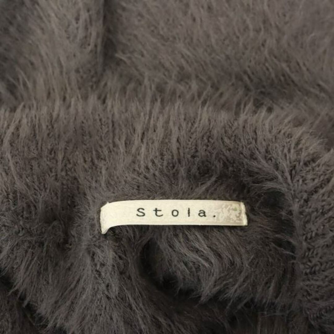 Stola.(ストラ)のストラ 23AW タートルネック ファーニット セーター 長袖 F グレー レディースのトップス(ニット/セーター)の商品写真
