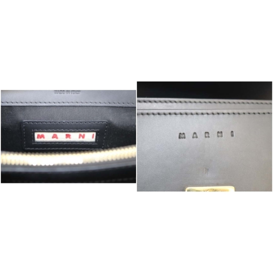 Marni(マルニ)のマルニ トランク ショルダーバッグ ワンショルダー 斜め掛け レザー 黒 レディースのバッグ(ショルダーバッグ)の商品写真
