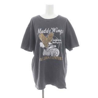 ミューズ ドゥーズィエム クラス Muddy Wings Tシャツ F グレー(Tシャツ(半袖/袖なし))