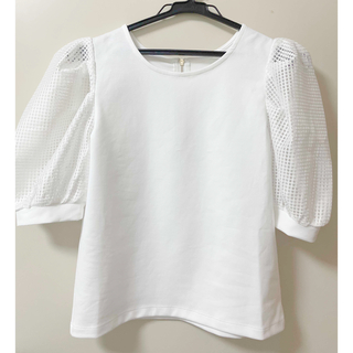 トランテアンソンドゥモード(31 Sons de mode)の⭐︎新品未使用⭐︎ メッシュスリーブトップス(Tシャツ(半袖/袖なし))