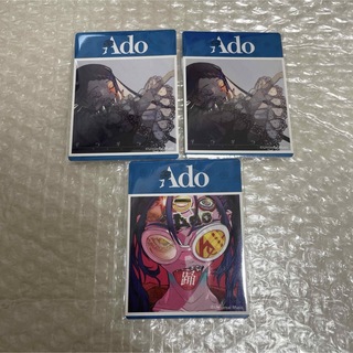 Ado  ジャケット写真ステッカー 2種  3枚 セット セブンイレブン(キャラクターグッズ)