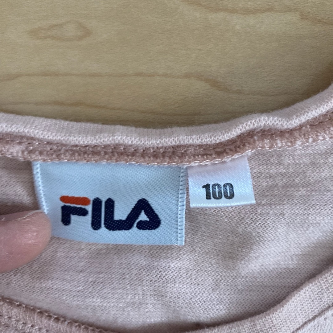FILA(フィラ)のFILA フィラ Tシャツ　100 キッズ/ベビー/マタニティのキッズ服女の子用(90cm~)(Tシャツ/カットソー)の商品写真