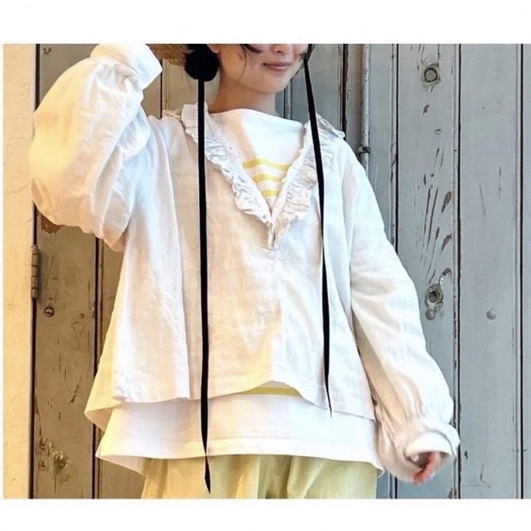 nest Robe - 【タグ付き新品未使用】近江晒しフラワーカラー nest Robe - 【タグ付き新品未使用】近江晒しフラワーカラー