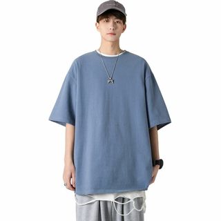 [HONOUR FASHION] Tシャツ メンズ 半袖 大きいサイズ 綿100