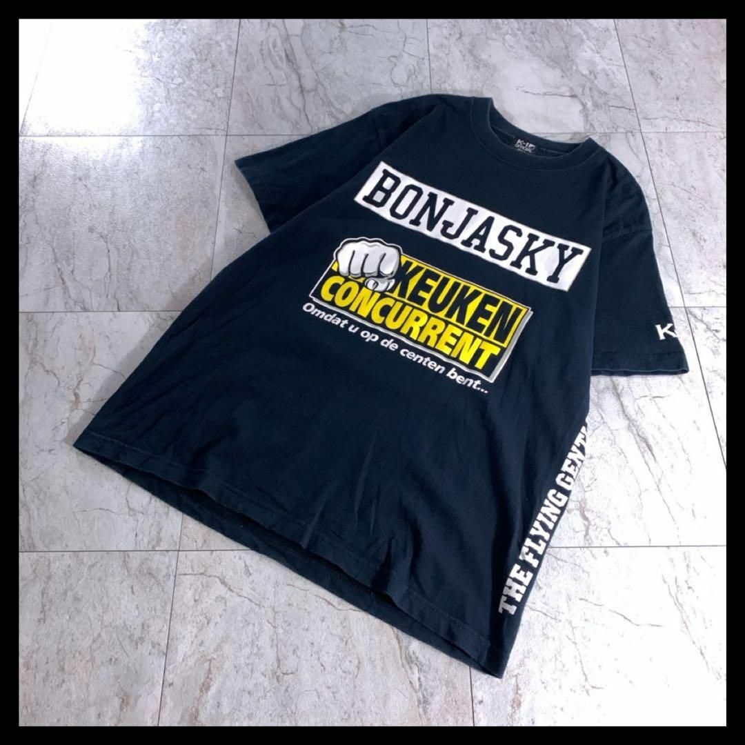 00s K-1 WORLD GP 格闘技 Tシャツ レミーボンヤスキー メンズのトップス(Tシャツ/カットソー(半袖/袖なし))の商品写真