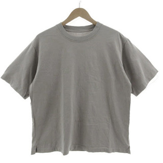 アーバンリサーチドアーズ(URBAN RESEARCH DOORS)のURBAN RESEARCH DOORS ダブルシルケットTシャツ グレー 40(Tシャツ/カットソー(半袖/袖なし))