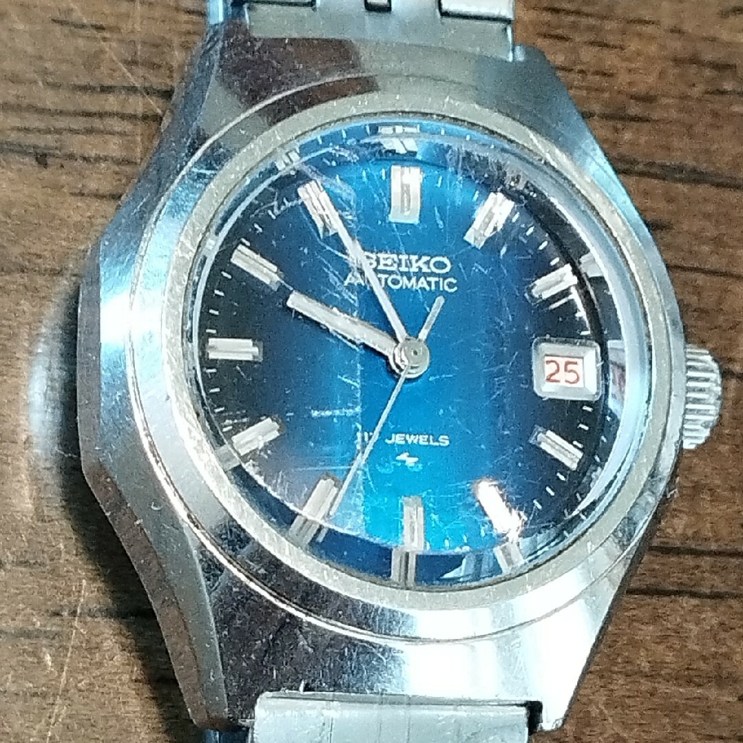 SEIKO(セイコー)のAF2　セイコー　オートマチック　自動巻　稼働品　日付つき　カットガラス レディースのファッション小物(腕時計)の商品写真