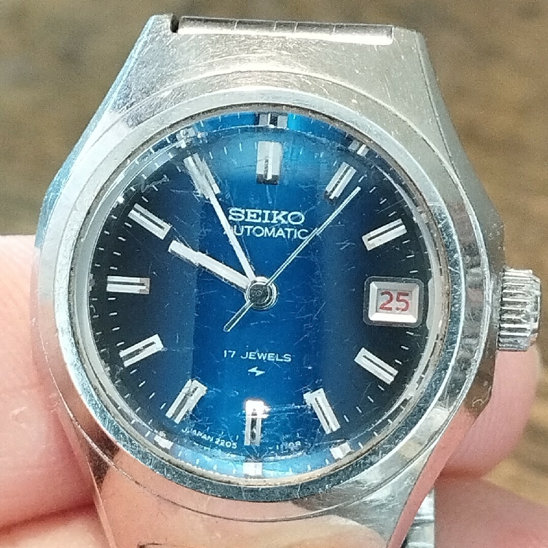 SEIKO(セイコー)のAF2　セイコー　オートマチック　自動巻　稼働品　日付つき　カットガラス レディースのファッション小物(腕時計)の商品写真