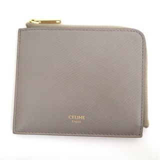 セリーヌ(celine)の【CELINE】セリーヌ L字ファスナー・コインパース ミニ財布 グレイン・カーフスキン グレージュ 10D883CIW10BV/kt10503tg(財布)