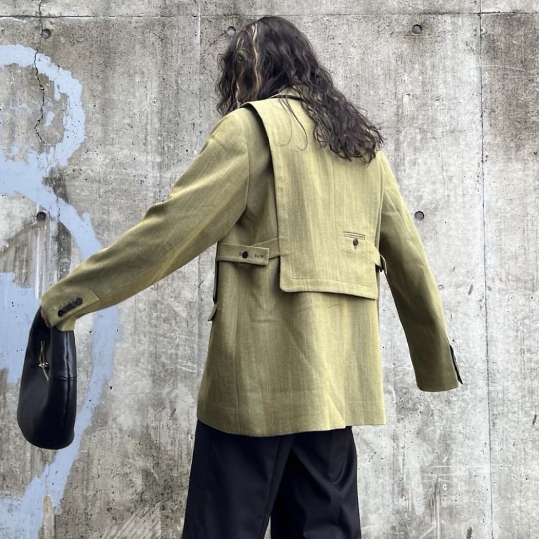 Ameri VINTAGE - CONVERTIBLE HERRINGBONE JACKETの通販 by Ameri VINTAGE - CONVERTIBLE HERRINGBONE JACKETの通販 by