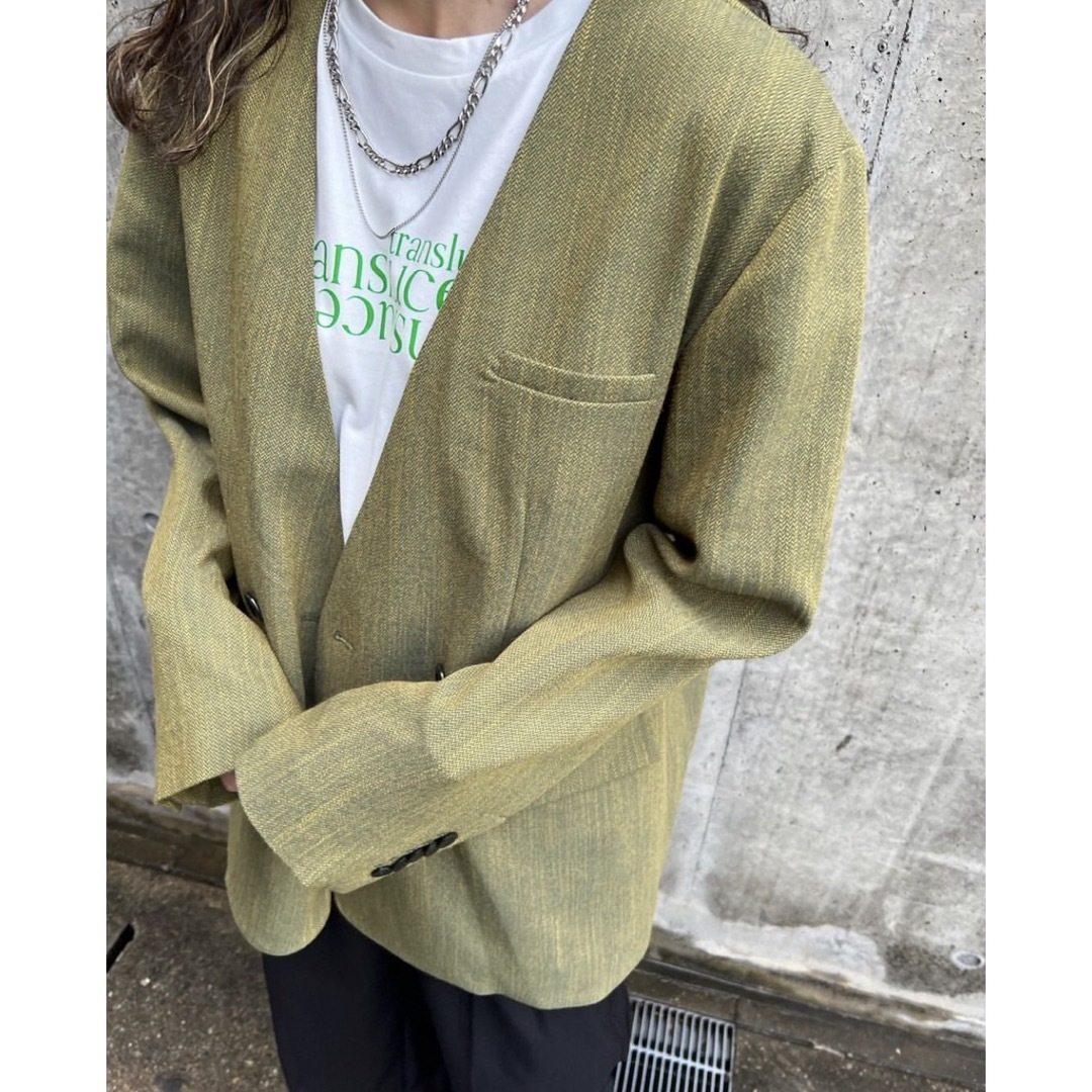 Ameri VINTAGE - CONVERTIBLE HERRINGBONE JACKETの通販 by Ameri VINTAGE - CONVERTIBLE HERRINGBONE JACKETの通販 by