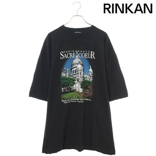 バレンシアガ(Balenciaga)のバレンシアガ  21SS  641614 TJVH6 ダメージ加工サクレクールプリントオーバーサイズTシャツ メンズ L(Tシャツ/カットソー(半袖/袖なし))