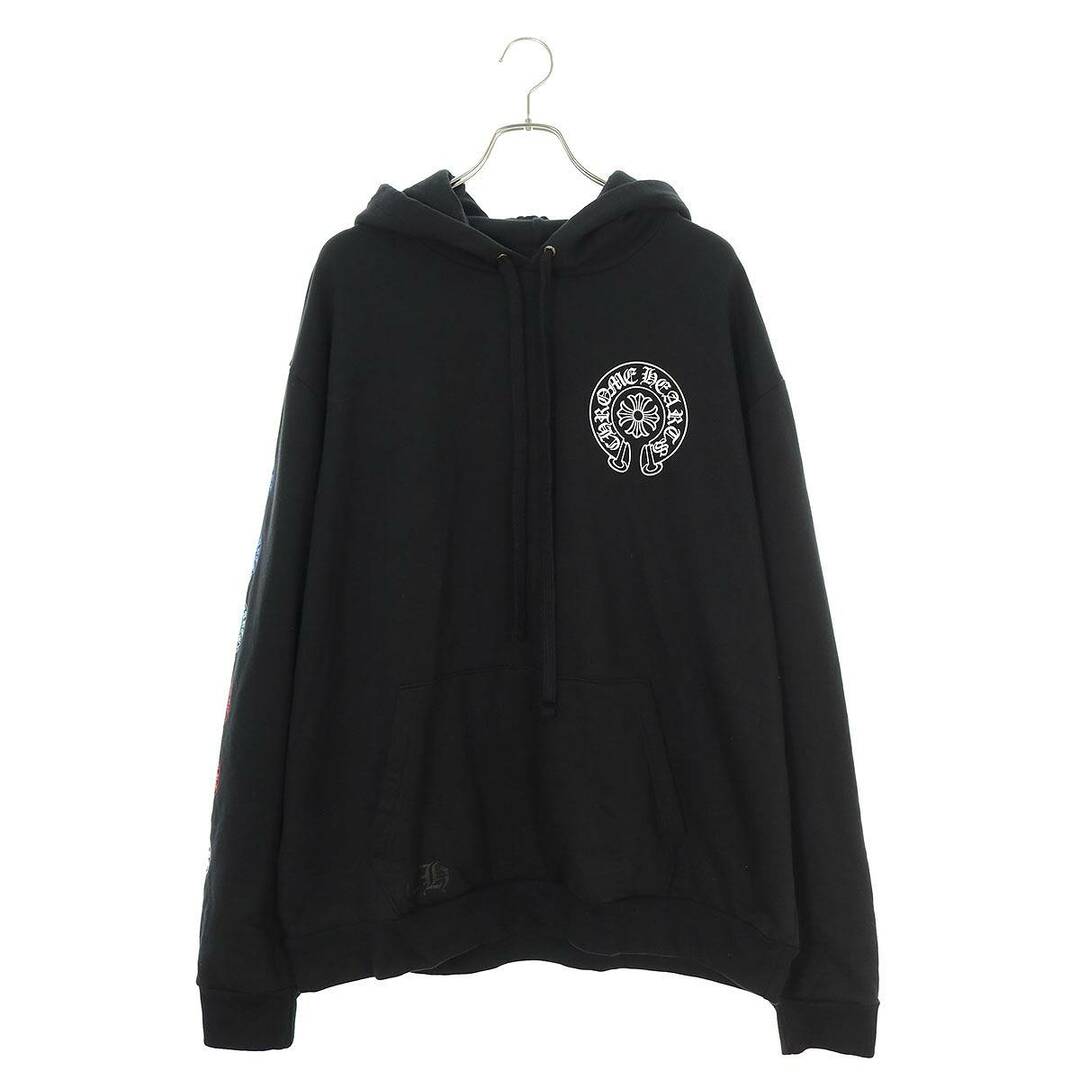 Chrome Hearts(クロムハーツ)のクロムハーツ  SWTSHRT PLVR 袖ホースシュープリントプルオーバーパーカー メンズ XL メンズのトップス(パーカー)の商品写真