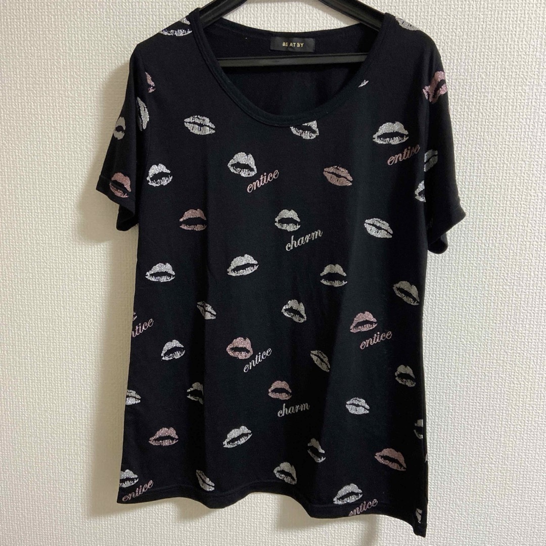 # リップ　プリントTシャツ レディースのトップス(Tシャツ(半袖/袖なし))の商品写真
