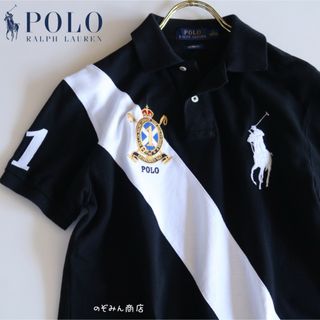 ポロラルフローレン(POLO RALPH LAUREN)の【POLO RALPH LAUREN】ポロシャツ　王冠ロゴ　ビッグポニー黒★(ポロシャツ)