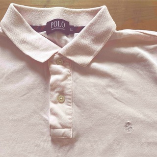 ポロ(POLO（RALPH LAUREN）)のPOLO  ポロシャツ　LLサイズ   ライトピンク(ポロシャツ)