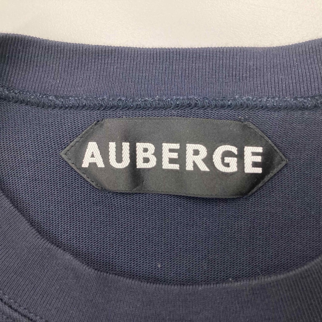 ◇オーベルジュ / AUBERGE 半袖カットソー　ネイビー44　送料無料　 メンズのトップス(Tシャツ/カットソー(半袖/袖なし))の商品写真