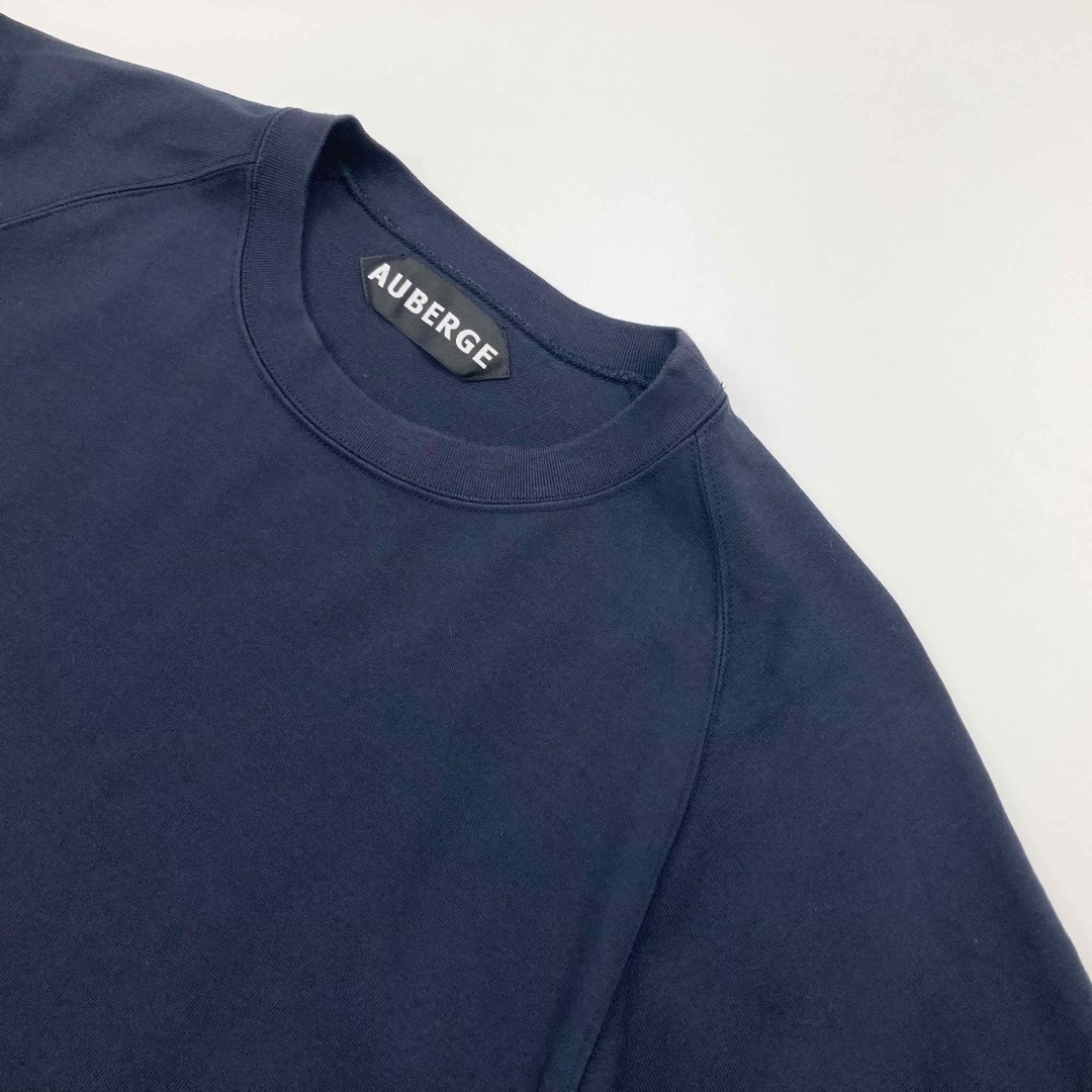 ◇オーベルジュ / AUBERGE 半袖カットソー　ネイビー44　送料無料　 メンズのトップス(Tシャツ/カットソー(半袖/袖なし))の商品写真