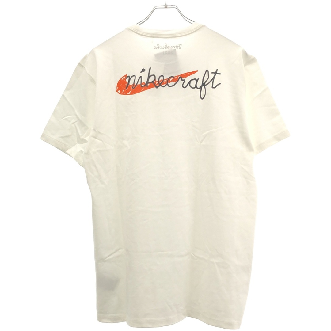 NIKE(ナイキ)のNIKE ナイキ Tom Sachs Craft studio Tee ロゴTシャツ DM4732-100 ホワイト L メンズのトップス(Tシャツ/カットソー(半袖/袖なし))の商品写真