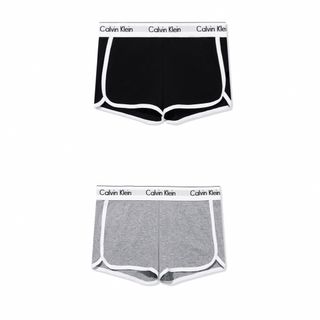 シーケーカルバンクライン(ck Calvin Klein)の【CALVIN KLEIN】 ショートパンツ　ブラック　グレー　Lサイズ(ショートパンツ)