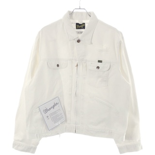 エフシーイー(F/CE.)のF/CE. エフシーイー 24SS WRANGLER REBUILDING WHITE DENIM JK リビルディングホワイトデニムジャケット FSP08241U0002 ホワイト L(Gジャン/デニムジャケット)