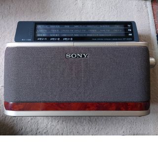 ソニー(SONY)のSONY ホームラジオ ICF-A100V(S)(ポータブルプレーヤー)