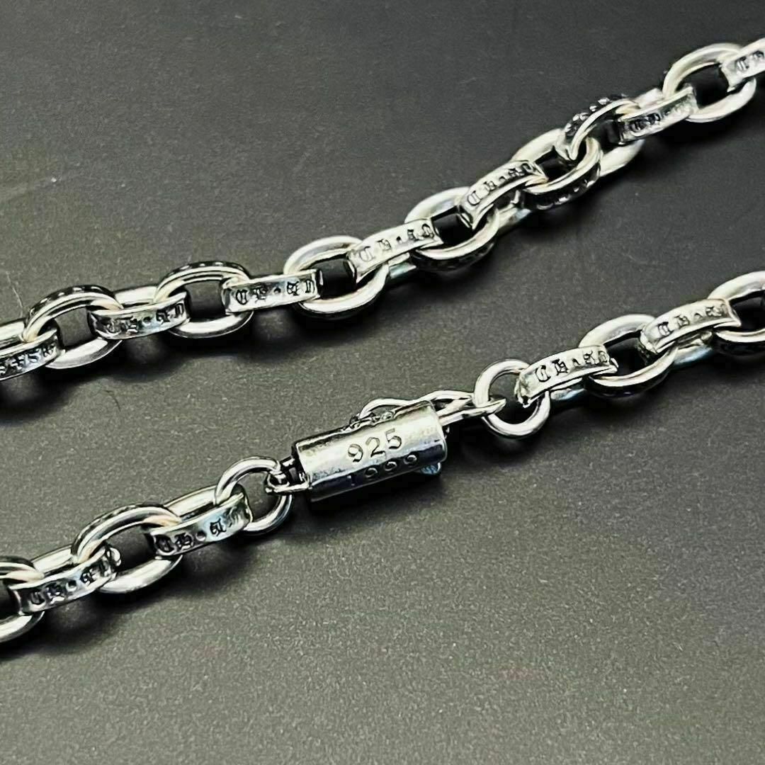 ペーパーチェーン ネックレス 50cm シルバー925 ペーパーチェーン ネックレス 50cm シルバー925