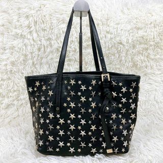 ジミーチュウ(JIMMY CHOO)のジミーチュウ トートバッグ サシャ S スタッズ レザー ブラック(ハンドバッグ)