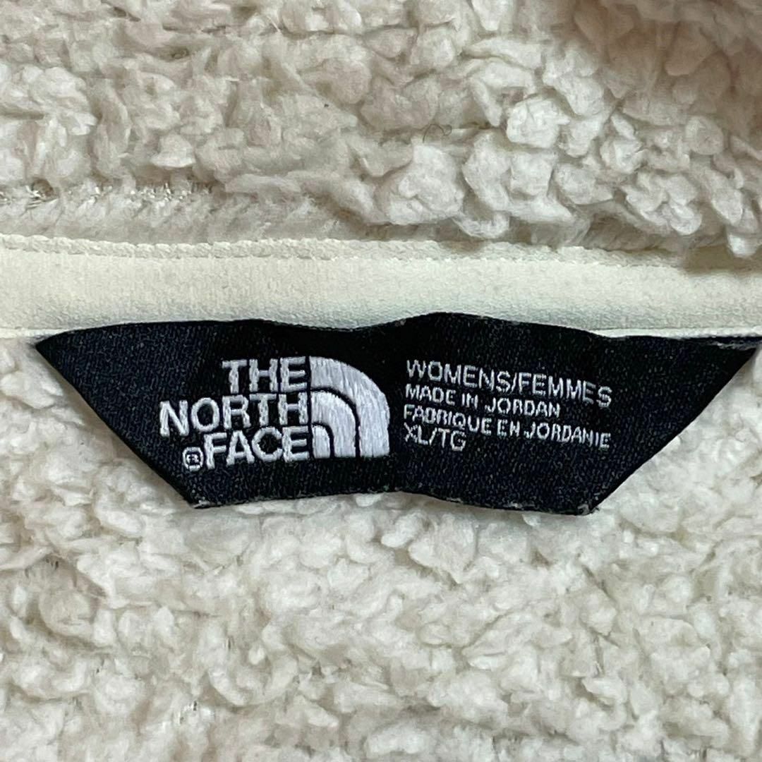 THE NORTH FACE(ザノースフェイス)のTHE NORTH FACE ノースフェイス　フリースジャケット　ホワイト　XL レディースのジャケット/アウター(その他)の商品写真