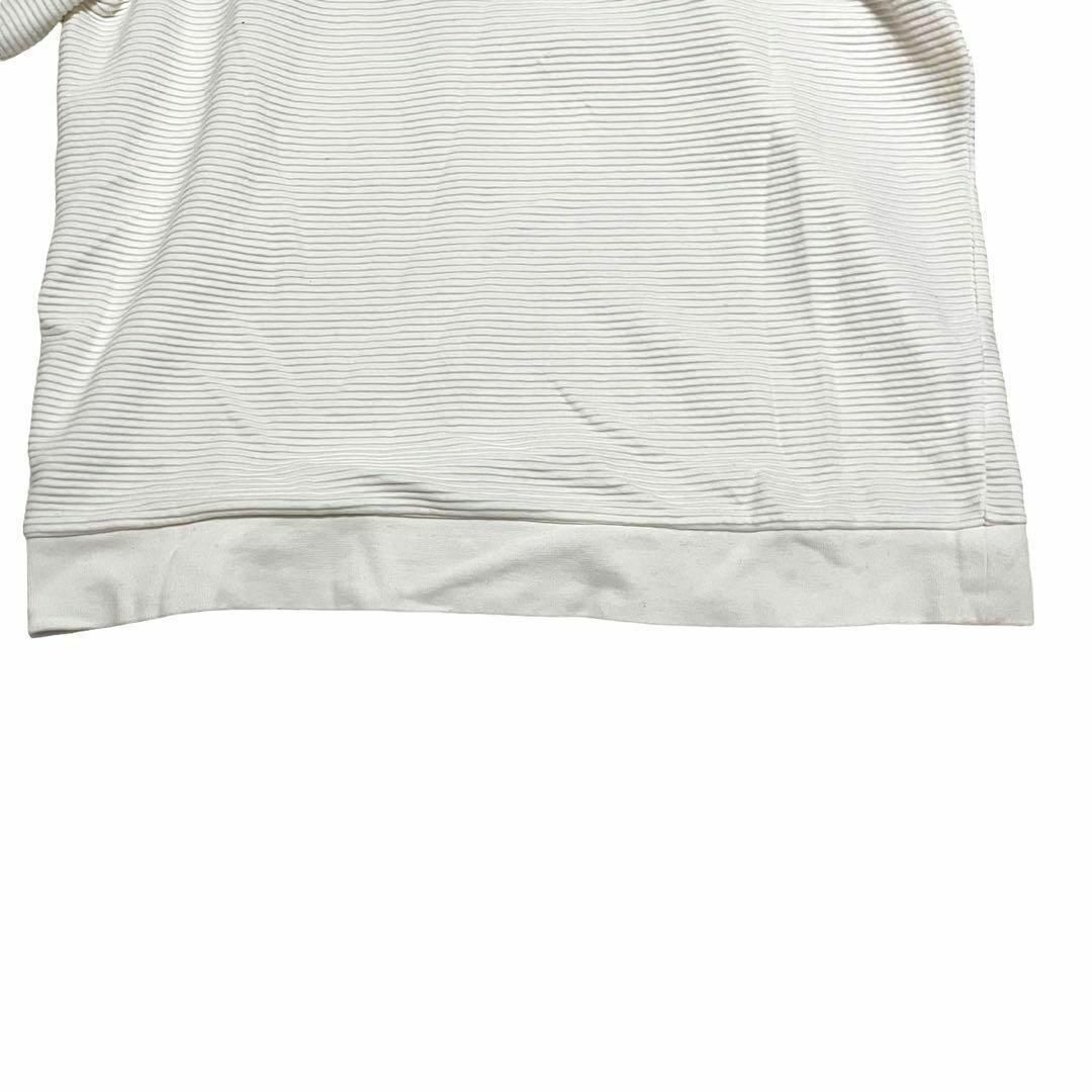 H&M(エイチアンドエム)のB36 H&M エイチアンドエム カットソー トップス 白 L G Uネック メンズのトップス(Tシャツ/カットソー(七分/長袖))の商品写真