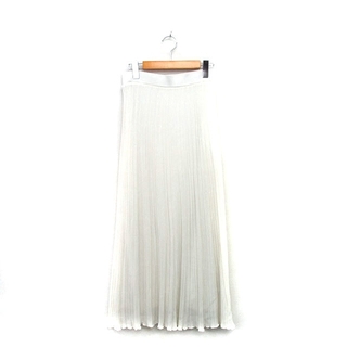 ザラ(ZARA)のザラ ZARA ギャザースカート ロング シンプル S ホワイト 白 /KT15(ロングスカート)