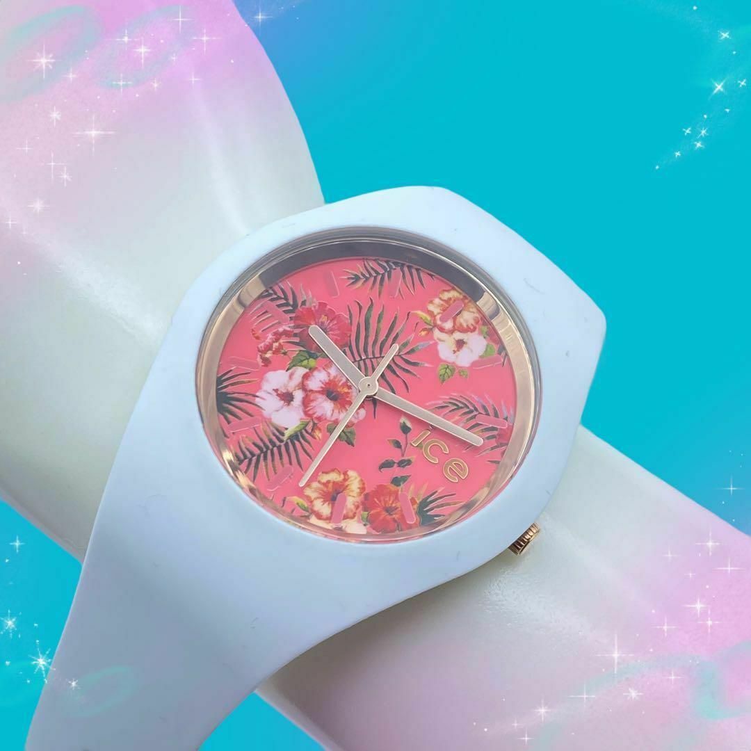 ice watch(アイスウォッチ)の《おそらく未使用　超美品　稼動品》　アイスウォッチ　アイスフラワー　ルーナシ レディースのファッション小物(腕時計)の商品写真