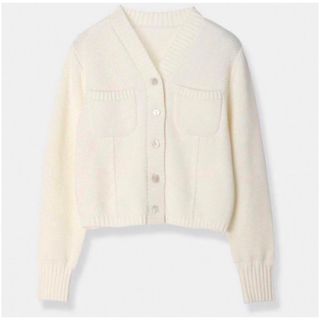 ローブブラン laubeblanc  Basket Knit Cardigan(カーディガン)