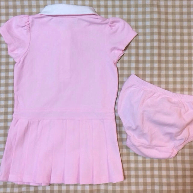 GAP(ギャップ)のGAP プリーツワンピ 80 キッズ/ベビー/マタニティのキッズ服女の子用(90cm~)(その他)の商品写真