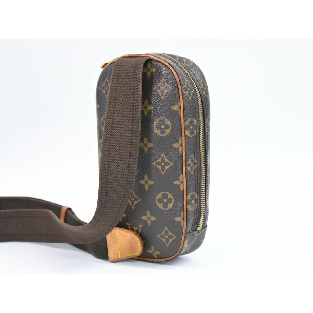 LOUIS VUITTON(ルイヴィトン)の本物 ルイヴィトン LOUIS VUITTON LV ポシェットガンジュ モノグラム ボディバッグ ショルダーバッグ ブラウン M51870 Pochette Gange ビトン バッグ 中古	 メンズのバッグ(ボディーバッグ)の商品写真