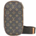 本物 ルイヴィトン LOUIS VUITTON LV ポシェットガンジュ モノグ