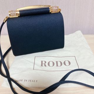 【極美品!!!】 RODO ロド　 高級 パーティーバッグ　ショルダー　クラッチ(ショルダーバッグ)