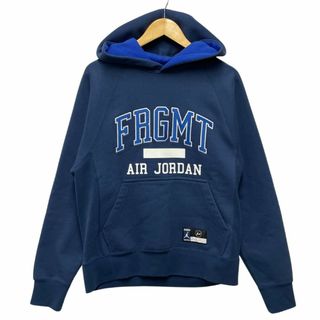 ナイキ(NIKE)のNIKE ナイキ 品番 DA2984-414 fragment AIR JORDAN スウェット パーカー ネイビー サイズL 正規品 / 34342(パーカー)