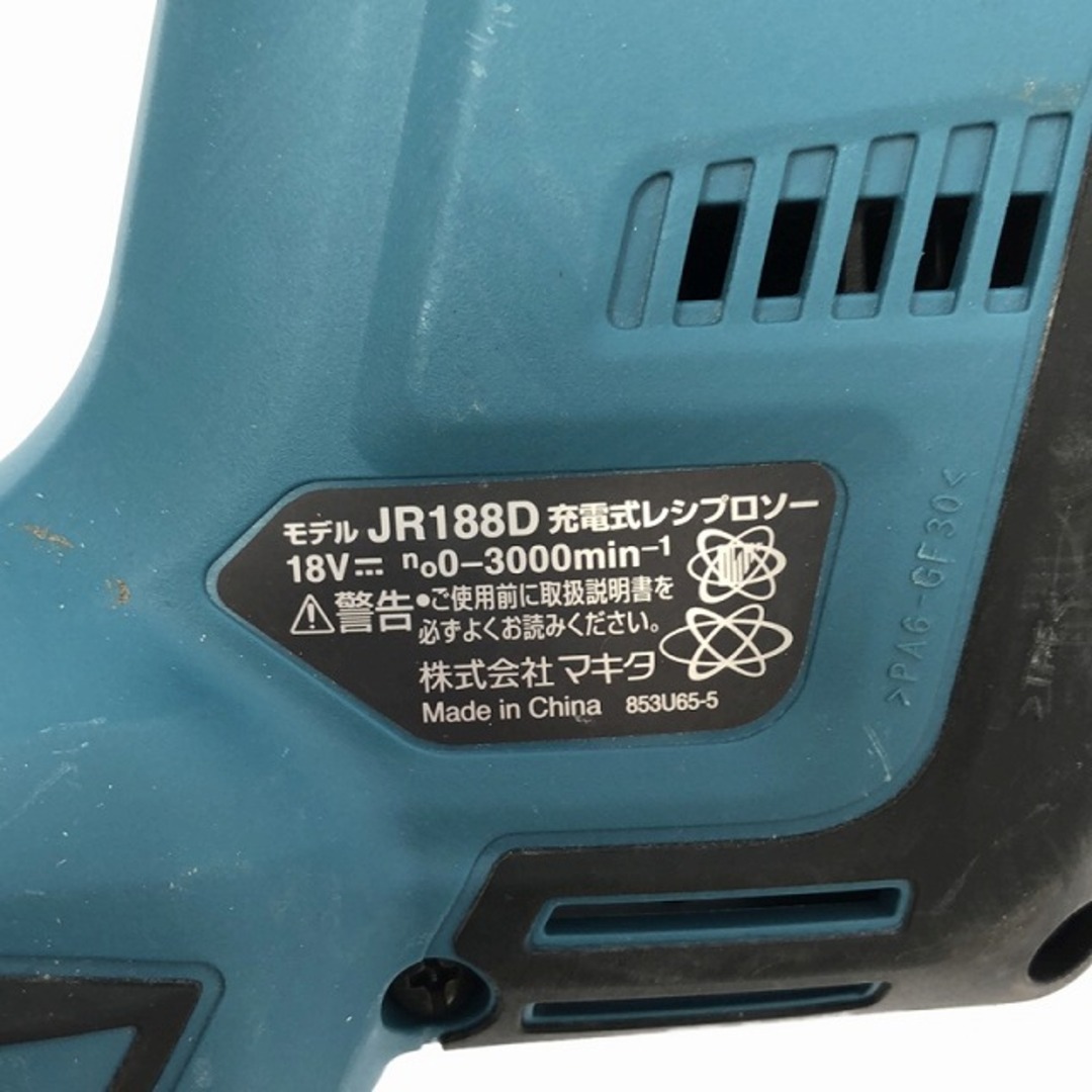 ☆品☆makita マキタ 18V 充電式レシプロソー JR188D 本体のみ ☆品☆makita マキタ 18V 充電式レシプロソー JR188D 本体のみ