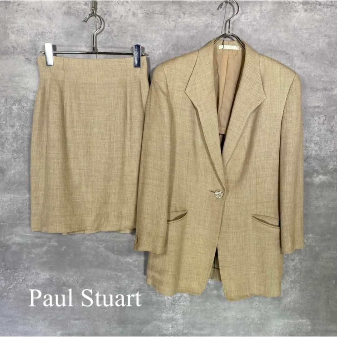 Paul Stuart(ポールスチュアート)の『Paul Stuart』ポールスチュアート (7) リネンセットアップ レディースのジャケット/アウター(テーラードジャケット)の商品写真