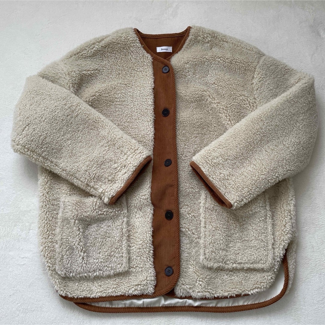 Bonny ボアコート コーデュロイ piping coat レディースのジャケット/アウター(その他)の商品写真