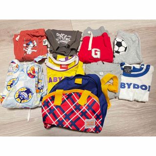 ベビーギャップ(babyGAP)の男の子 ベビー服 70 ベビーリュック まとめ売り 9点(ロンパース)