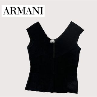 ARMANI COLLEZIONI - ARMANI アルマーニ　インナー　ブラック　サイズ42  美品