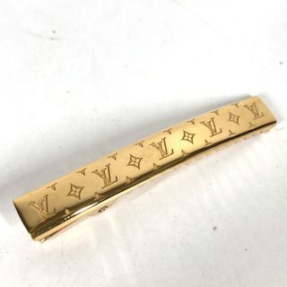 ルイヴィトン(LOUIS VUITTON)のルイヴィトン LOUIS VUITTON アクセソワールシェプ ナノグラム M00402 ヘアクリップ 1つのみ ヘアアクセサリー ヘアピン ゴールド ゴールド 美品(ヘアピン)