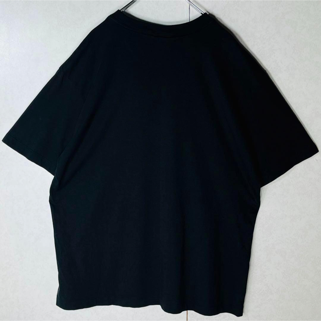 NIKE(ナイキ)の【人気デザイン】ナイキ NIKE センター刺繍ロゴ Tシャツ 黒 XLサイズ メンズのトップス(Tシャツ/カットソー(半袖/袖なし))の商品写真